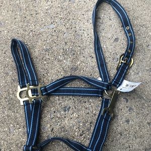 Gatsby Oversized Blue Striped Halter